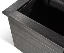 Haworth - recycled plastic outdoor commercial street planter