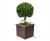 Recycled plastic parklet - modular urban seating and planter system 6