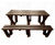 Batley - recycled plastic walkthrough easy-access 4-seater picnic table 2