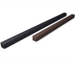 Square recycled plastic lumber profiles for outdoor construction