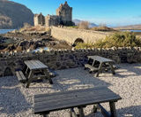 Heavy-duty recycled plastic picnic tables - Eilean Donan Castle - on this page