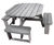 Rishworth - octagonal recycled plastic 8-seater picnic table 3