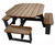 Rishworth - octagonal recycled plastic 8-seater picnic table 4