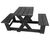 Wainsgate - compact 2-seater recycled plastic picnic table and benches 2