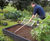 Modular recycled plastic raised planter bed kits 5