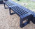 Skipton - straight recycled plastic outdoor bench 0