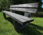 Harewood - recycled plastic outdoor bench