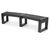 Skipton - curved recycled plastic outdoor bench 1