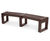 Skipton - curved recycled plastic outdoor bench 3