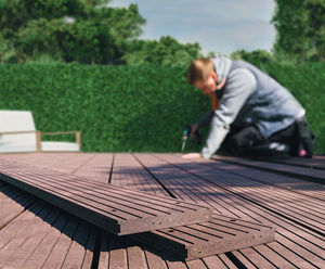 Recycled plastic decking board - 27 x 150 x 3600mm