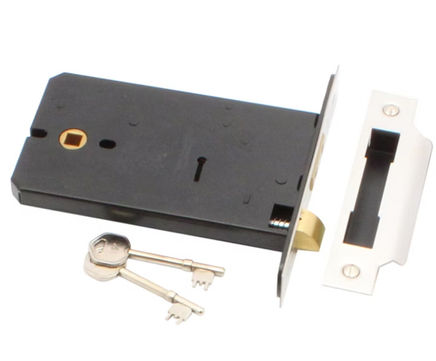 Horizontal Mortice Lock - steel door lock for interior wooden doors