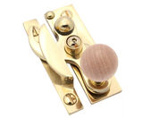 Arbor Claw Type Sash Fastener - sanded beech window lock for timber sashes - on this page
