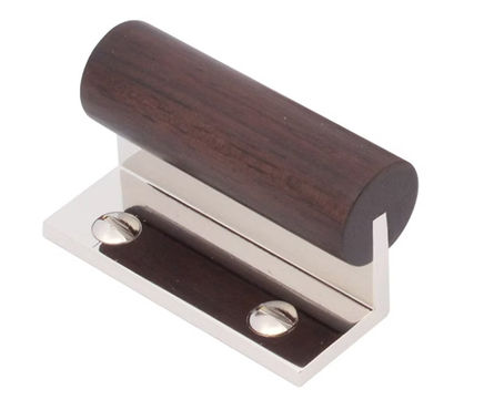 Arbor Sash Lift - maple with satin brass, window handle for lifting sashes