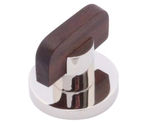 Arbor Emergency Release Turnpiece - wood & nickel door lock for privacy