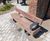 Bespoke reclaimed timber and metal benches - Royal Albert Dock, Liverpool 2