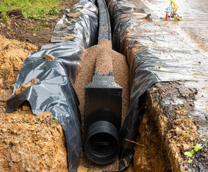 Modular Drainage Systems made from recycled tyre rubber