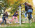 Hip-Hop - steel 2-seat rotating spinning roundabout for ages 6 and up 2