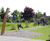 Cableway Flying Fox - timber zip line for playgrounds, level ground use 0