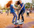 Rodeoboard - spring platform for 4 users, balance and coordination play 0