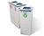 Lune Paxa - modular circular waste bin with bamboo or plastic lid 1