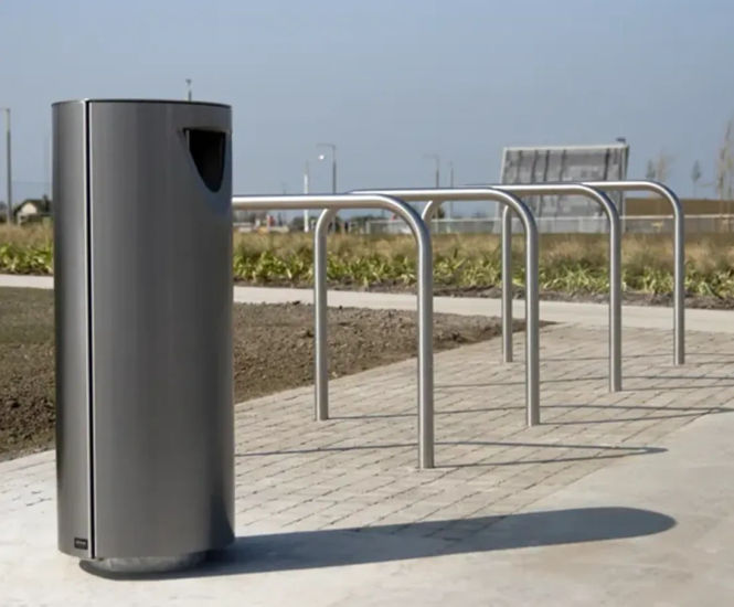 S36 Cycle Stand - stainless steel bike rack for outdoor parking