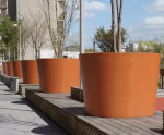 Pro Urba - metal and wood planters for outdoor and indoor spaces