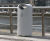 S16.2 Litter Bin - steel outdoor litter bin with ashtray, 120L capacity 3