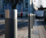 S26 Bollard - stainless steel and powder coated street barrier