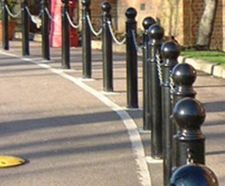 GFC5000 Ornamental Bollard - mild steel decorative parking barrier