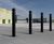 GFC5000 Ornamental Bollard - mild steel decorative parking barrier 1