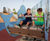 Dippy The Dolphin - blue HPL group spring rocker for playgrounds 3