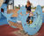 Dippy The Dolphin - blue HPL group spring rocker for playgrounds 1
