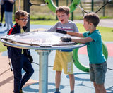 Swing Ball Play Panel - outdoor playground marble game panel for 4 players - on this page