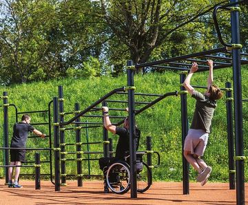ACTI’Street - outdoor steel calisthenics gym station