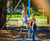 Cableway Flying Fox - metal zip line for playground level ground use 2