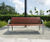 Riva - contemporary outdoor timber and aluminium seat with armrests 1
