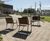 Riva - contemporary outdoor timber and aluminium seat with armrests 11