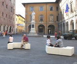Up Bench - contemporary modular concrete seating for outdoor public spaces - on this page