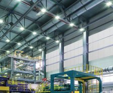 Plantsorba® - acoustic wall and ceiling panels for industrial areas