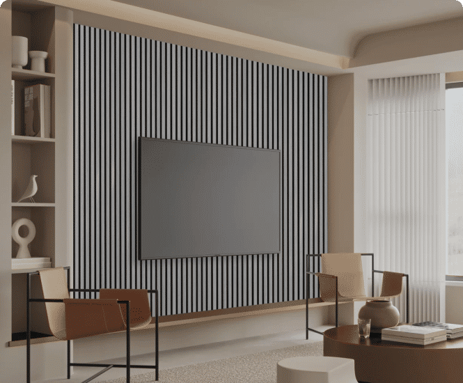 Slatsorba® - eco-friendly wood veneer acoustic wall and ceiling panels