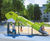 Take-off Plane - steel airplane playground with slide for 10 children 1