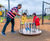 Double Inclusive Whirlwind - wheelchair accessible roundabout, HPL, steel 3