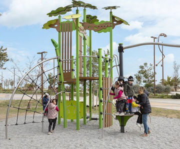 Kanopé Ka'Yop Dynamic - steel playground climbing structure for 3+ years