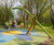 Pendulum Swing With Pod Seat - steel playground swing for 5 children 0