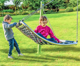 Early Years Basket Swing - steel frame group playground swing seat - on this page