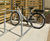 Linear - timber and steel cycle shelter with polycarbonate roof 8