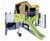Dream Hamlet - steel and HPL playground with slide, tunnel, and climber 2