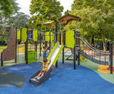 J38553 Adventure - steel multi-play structure with slides and climbers - on this page