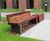 Holgate - contemporary steel and timber outdoor seating for public spaces 1
