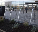S69 Cycle Stand - stainless steel bike rack for outdoor parking